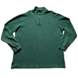 Ralph Lauren Forest Green Zip-Up Sweater